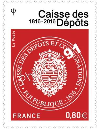 Timbre 5045, gommé Caisse des Dépôts,collection timbres France