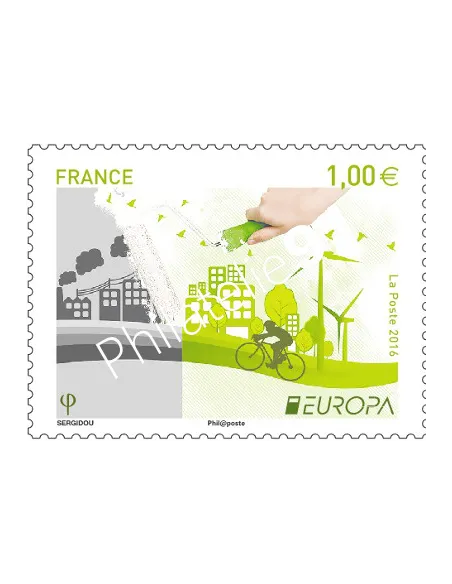 Timbre 5046,Europa "Think green",collection timbres France