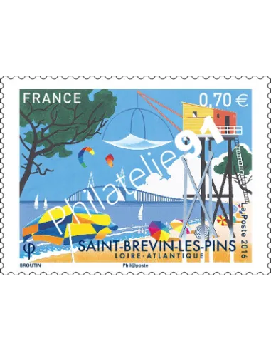 Timbre 5047,Saint-Brevin-les-Pins,collection timbres France