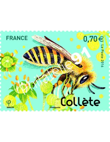 Timbre 5051, Collète, Abeilles solitaires,collection timbres France