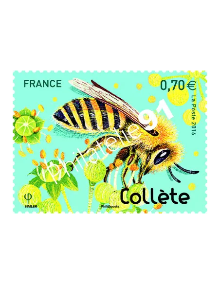 Timbre 5051, Collète, Abeilles solitaires,collection timbres France