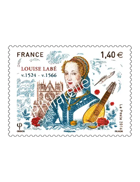 Timbre 5062,Louise Labé,collection timbres France
