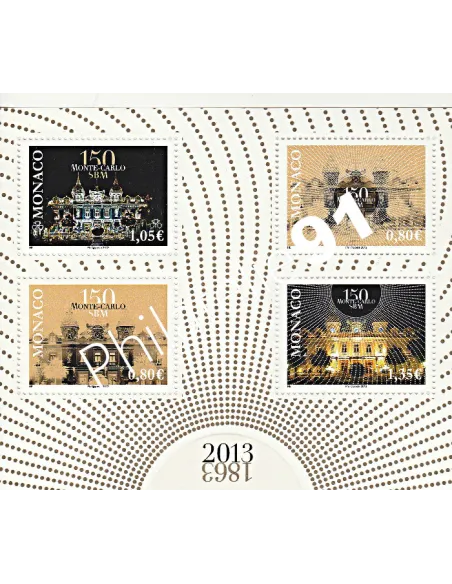 n°  2887 à 2890 en Feuille - collection timbres Monaco