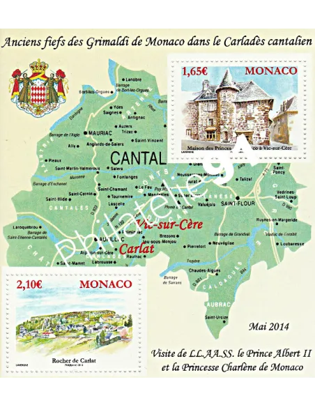 n°  2927 à 2928 en Feuille - collection timbres Monaco
