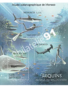 n°  2931 à 2933 en Feuille - collection timbres Monaco