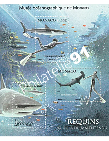 n°  2931 à 2933 en Feuille - collection timbres Monaco