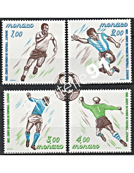 Timbres n° 1312 à 1315 - Collection timbres Monaco