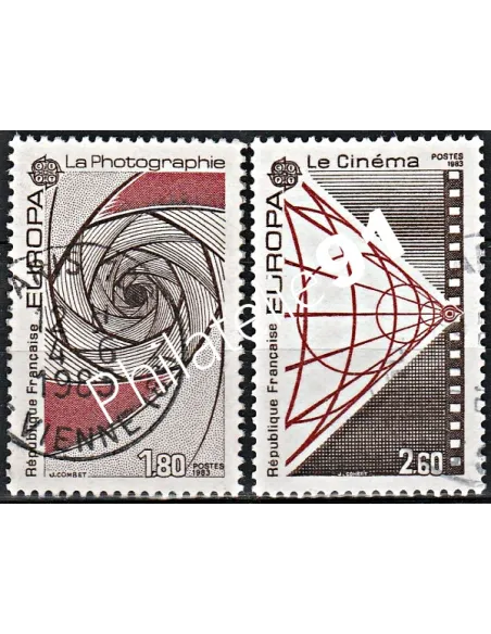 Timbre n° 2270 à 2271  oblitéré - collection timbres France
