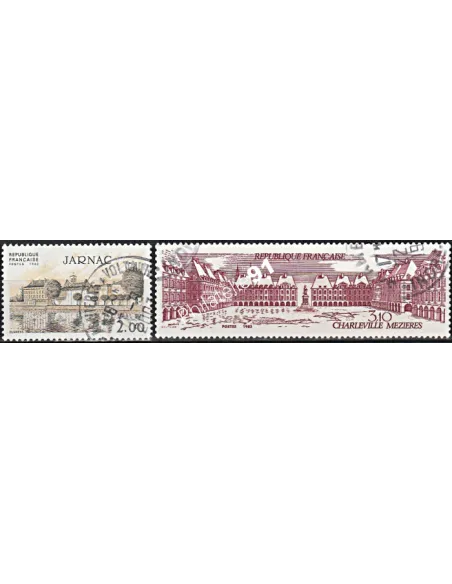 Timbre n° 2287 à 2288  oblitéré - collection timbres France