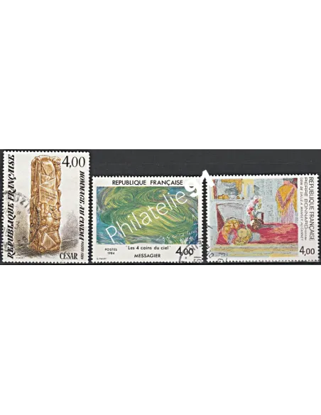 Timbre n° 2299 à 2301  oblitéré - collection timbres France