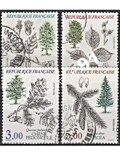 Timbre n° 2384 à 2387  oblitéré - collection timbres France