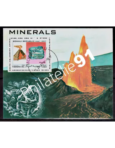 TIMBRE DE SOMALIE -  ANNEE 1997 - MINERAUX