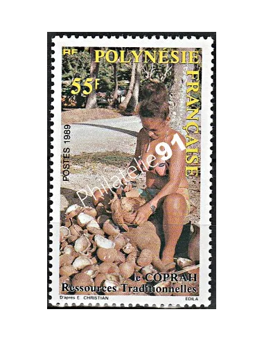 POLYNESIE n°  326 - collection timbres Dom-Tom