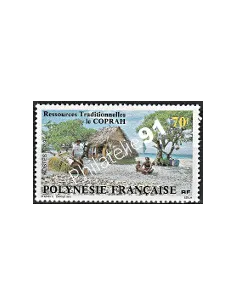 POLYNESIE n°  327 - collection timbres Dom-Tom