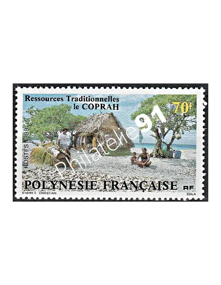 POLYNESIE n°  327 - collection timbres Dom-Tom