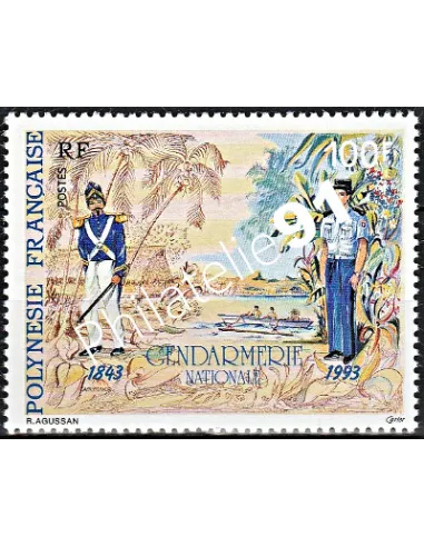POLYNESIE n°  443 - collection timbres Dom-Tom