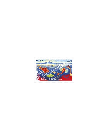 Timbre 5077, Euromed Postal,Poissons de Méditerranée,collection timbres France