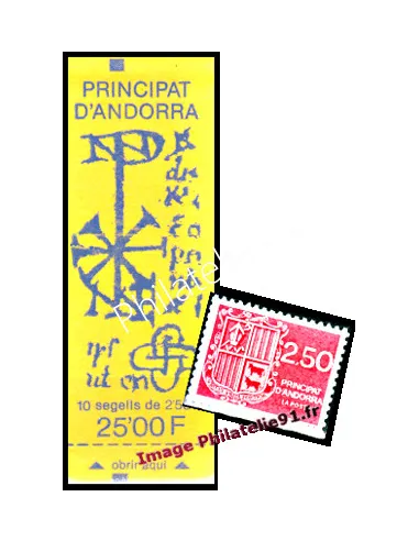 Carnet de timbres C4 - Andorre français