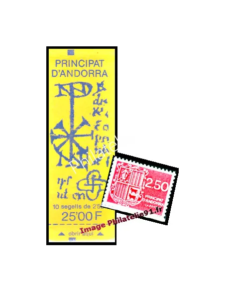 Carnet de timbres C4 - Andorre français