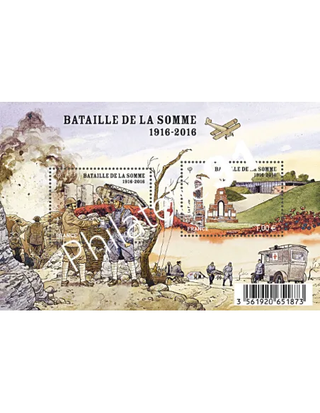 Bloc Bataille de la Somme,collection timbres France