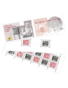 Carnet 5096,140 ans du type Sage 1876,collection timbres France