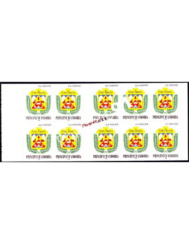 Carnet n° C8 d'Andorre français . Comù d'Ordino