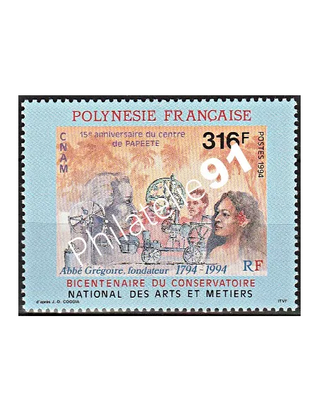 POLYNESIE n°  456 - collection timbres Dom-Tom