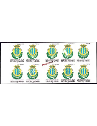 Carnet n° C10 d'Andorre français