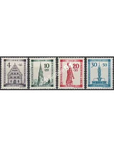 BADE - n° 42 à 45  - Timbres des Colonie françaises