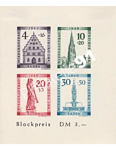 BADE- Bloc n° 2B, timbres des colonies françaises