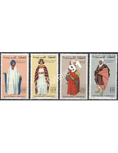 Maroc -  n° 590 à 593 - collection timbres Colonies