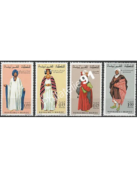 Maroc -  n° 590 à 593 - collection timbres Colonies