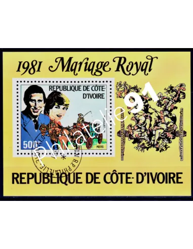 Timbre de COTE D'IVOIRE - BF 18- DIANA