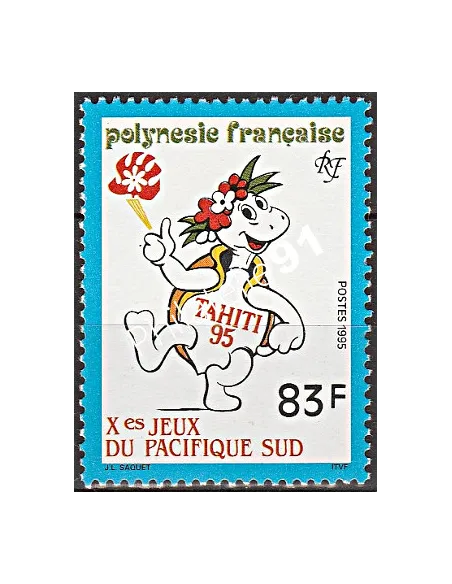 POLYNESIE n°  488 - collection timbres Dom-Tom