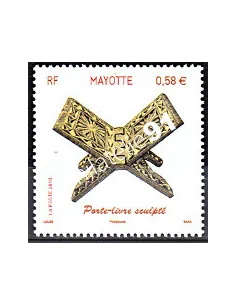 Timbre de Mayotte n° 237,Artisanat, Porte-livre, timbres des Dom-Tom