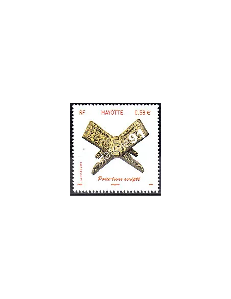 Timbre de Mayotte n° 237,Artisanat, Porte-livre, timbres des Dom-Tom