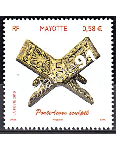 Timbre de Mayotte n° 237,Artisanat, Porte-livre, timbres des Dom-Tom