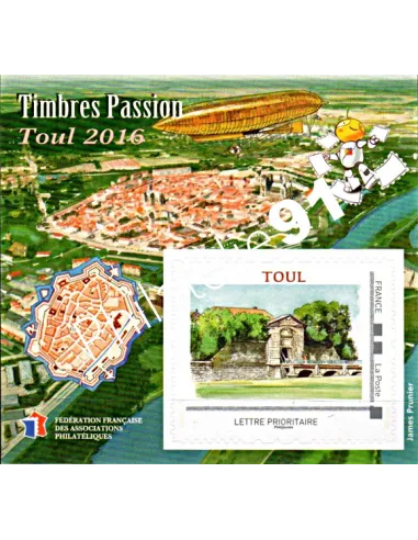 Bloc ffap n°12 TOUL 2016, collection timbres France