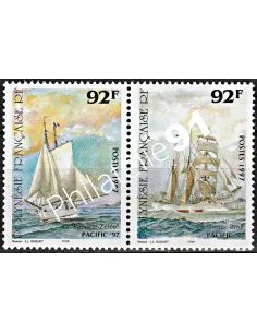 POLYNESIE n°  531 à 532 - collection timbres Dom-Tom