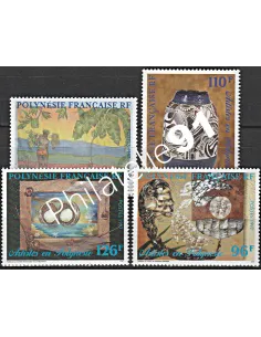 POLYNESIE n°  549 à 552 - collection timbres Dom-Tom