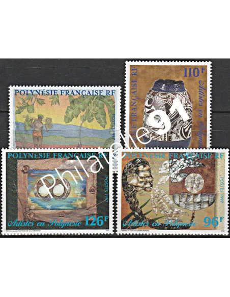 POLYNESIE n°  549 à 552 - collection timbres Dom-Tom