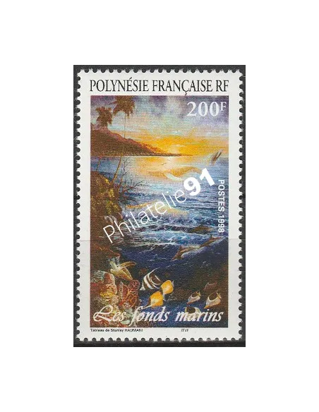 POLYNESIE n°  570 - collection timbres Dom-Tom