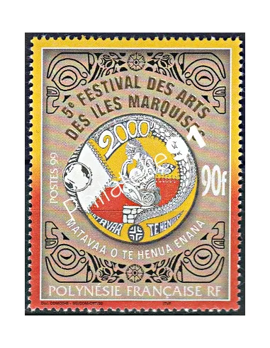 POLYNESIE n°  609 - collection timbres Dom-Tom