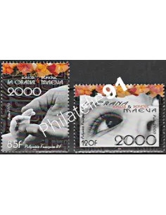 POLYNESIE n°  610 à 611 - collection timbres Dom-Tom