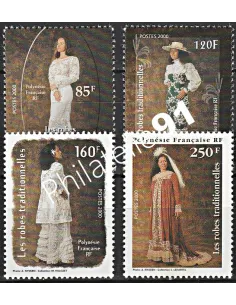 POLYNESIE n°  619 à 622 - collection timbres Dom-Tom