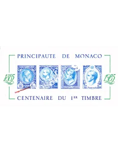 MONACO - BF n° 33** - Centenaire du 1er timbre de Monaco