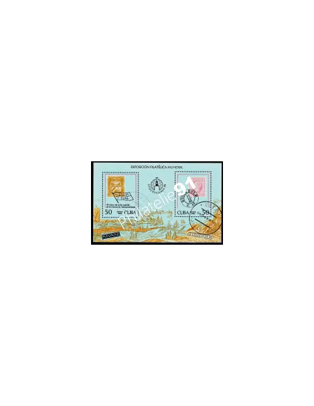 CUBA -  BF 95 - Timbre sur timbre