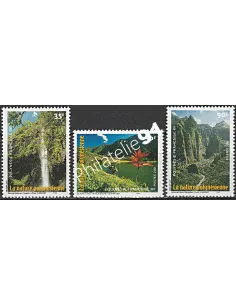 POLYNESIE n°  634 à 636 - collection timbres Dom-Tom
