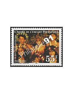 POLYNESIE n°  637 - collection timbres Dom-Tom