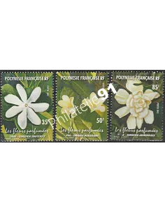 POLYNESIE n°  652 à 654 - collection timbres Dom-Tom